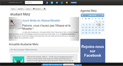 Desktop Screenshot of etudiant-metz.info