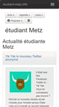 Mobile Screenshot of etudiant-metz.info