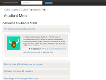 Tablet Screenshot of etudiant-metz.info